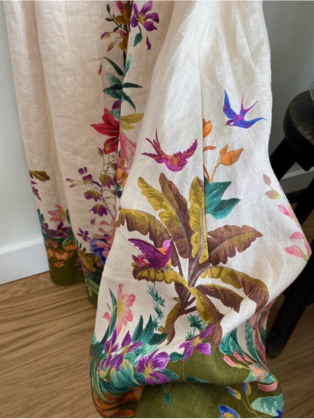 Zimmerman tropical linen midi dress - Picture 6 of 6